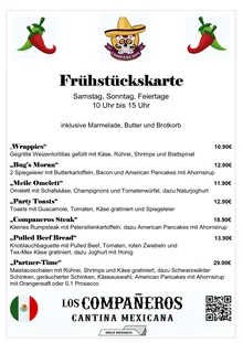 Frühstückskarte Vorschau