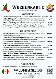 Wochenkarte Vorschau